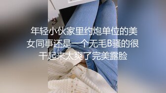  年轻小伙家里约炮单位的美女同事还是一个无毛B骚的很干起来太爽了完美露脸