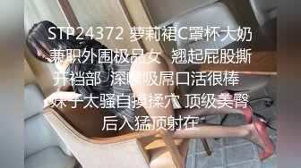 STP24372 萝莉裙C罩杯大奶兼职外围极品女  翘起屁股撕开裆部  深喉吸屌口活很棒  妹子太骚自摸揉穴 顶级美臀后入猛顶射在