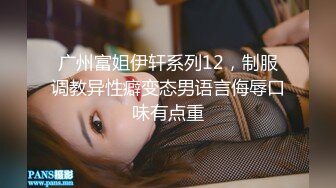 广州富姐伊轩系列12，制服调教异性癖变态男语言侮辱口味有点重