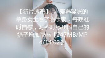 【新片速遞】  ☝ 爱养猫咪的单身女士看了看手表，每晚准时自慰，时不时舔几口自己的奶子增加快感【247MB/MP4/14:02】